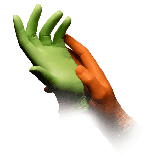 Guante nitrilo Tutti Frutti sin polvo multicolor –  96 ud | EPI cat. III PS clase I 4