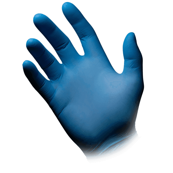 Guante de nitrilo Eco-Plus – 100 ud – azul – AQL 1,5 | EPI cat. III PS clase I