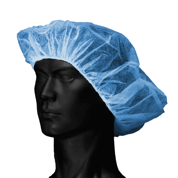 Pack 100 ud. gorro desechable de polipropileno – blanco sin látex