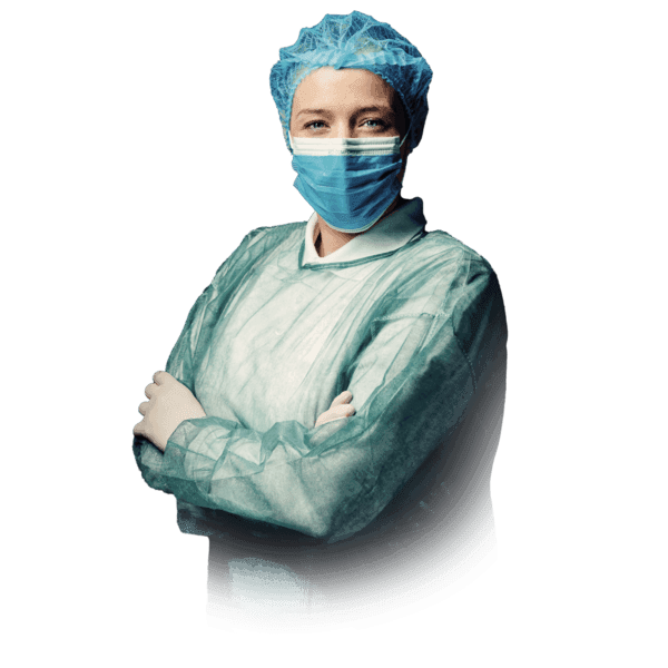 Gorro polipropileno transpirable verde sin látex – pack 100 ud 3