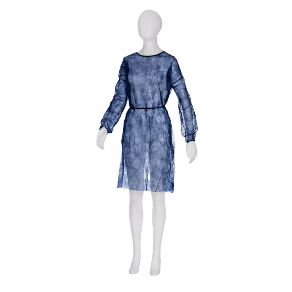 Pack 10 ud – bata pe hospitalaria 15 g – puño elástico azul