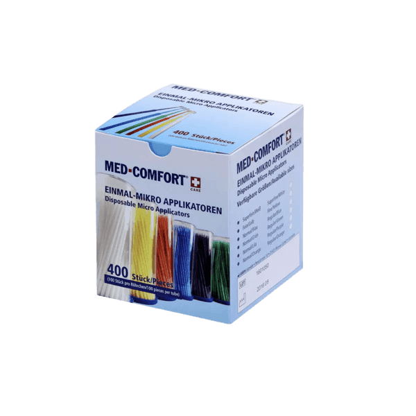 Pack 100 uds micro aplicadores regulares 10 cm verde 2