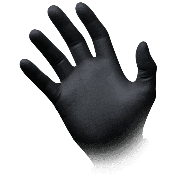 Guantes de látex Style Latex negros sin polvo –  100 ud | EPI cat. III PS clase I 2