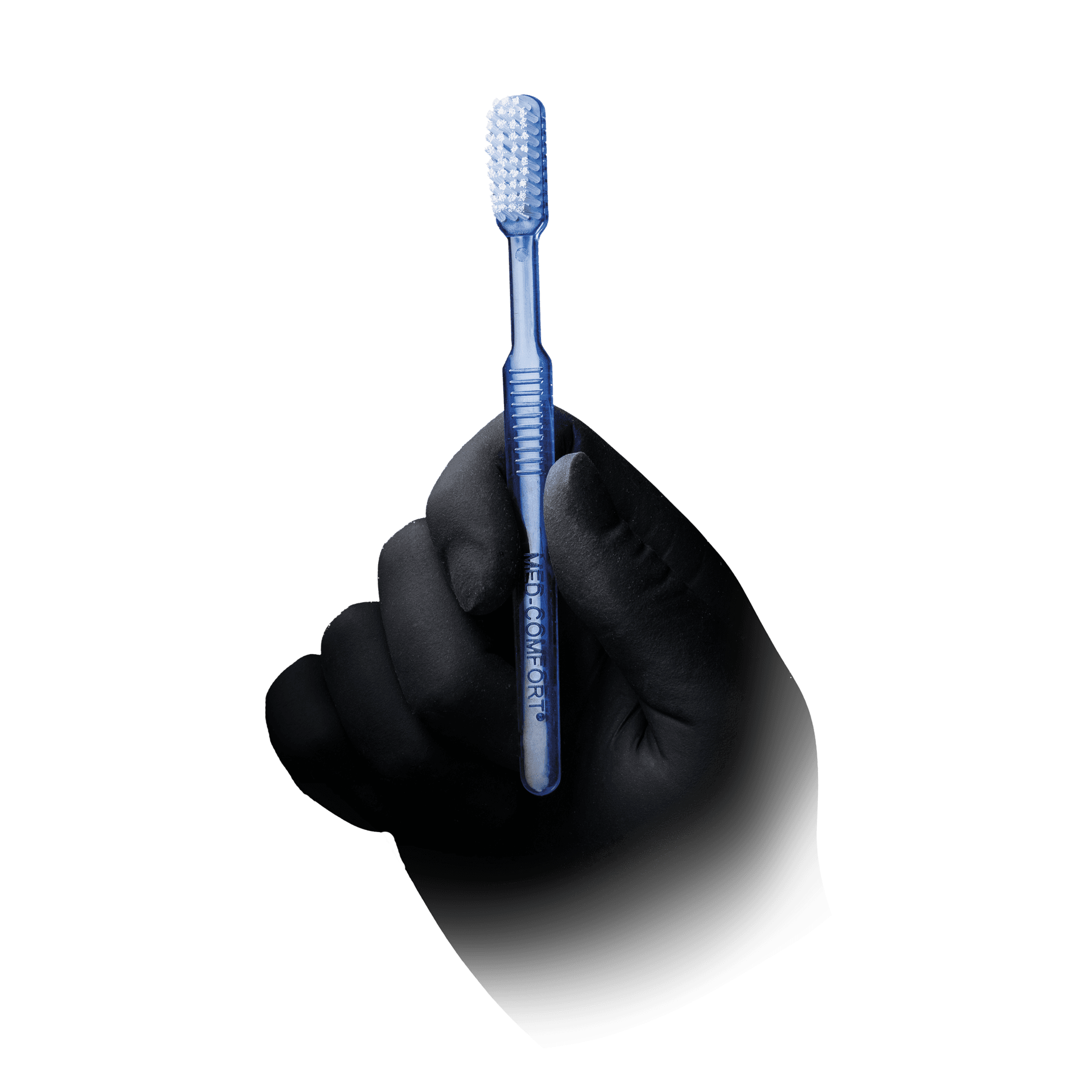 Cepillo dental desechable sin pasta Med-Comfort – azul – 15 cm