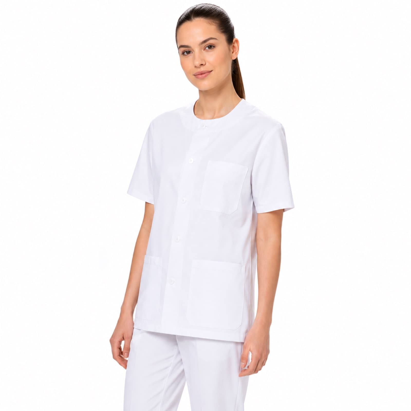 Pijama unisex blanco (por unidad)