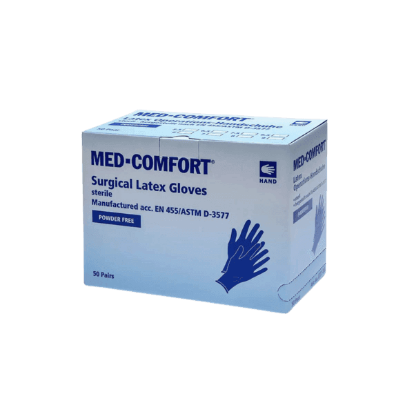Guante látex quirúrgico Med Comfort 280 mm– 2 ud sin polvo | EPI cat. III PS clase I 4