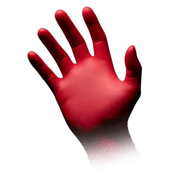 Guantes de nitrilo Style Red  100 ud PFAQL 1,5 – rojo | EPI cat. III PS clase I 2