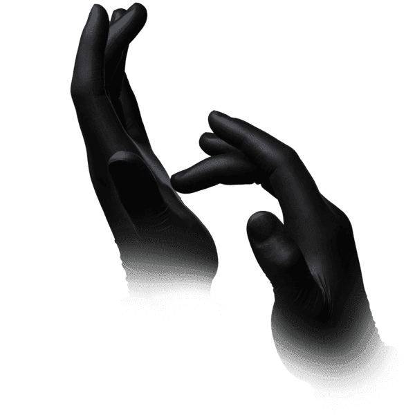 Guante nitrilo Style Black –  100 ud – AQL 1,5 | EPI cat. III PS clase I 2