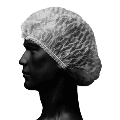 Gorro desechable no tejido PP sin látex – blanco | Pack 100 ud