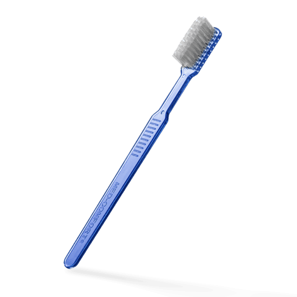 Cepillo dental con pasta integrada azul – pack 100 ud