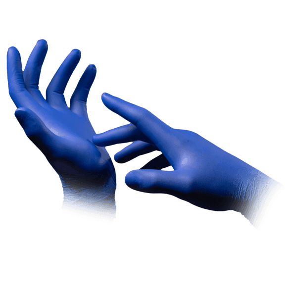 Pack Ahorro – Guantes de nitrilo Pura Comfort azul cobalto (10 cajas) | EPI cat. III PS clase 3